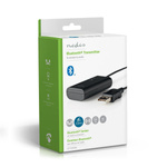 Nadajnik Bluetooth Nedis BTTR050BK AUX/USB SBC Do 1 urządzenia Czarny