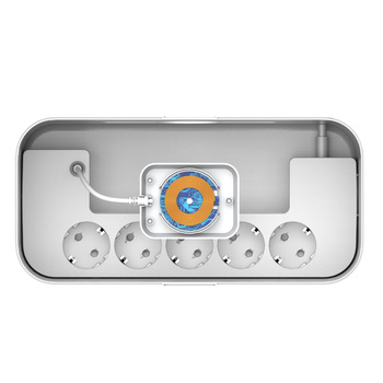 Listwa antyprzepięciowa Energizer z zabezpieczeniem 5 gniazd, 2 gniazda USB-A, 1 gniazdo USB-C 2500W 10A- 20W max 15W magnetic