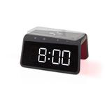 Budzik Nedis WCACQ30BK 5–15 W 2x alarm podświetlenie Czarny