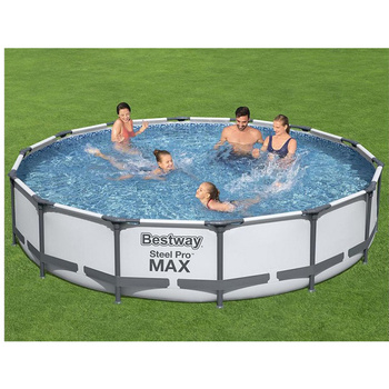 Bestway Basen stelażowy Steel Pro MAX 14' x 33"/4.27m x 1.07m 56595