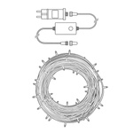 Lampki choinkowe Nedis SmartLife Białe Wi-Fi WIFILX01W200 20m