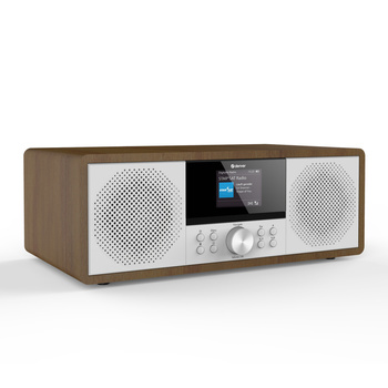 Wieża stereo Denver MIR-270DW z radiem internetowym dark wood