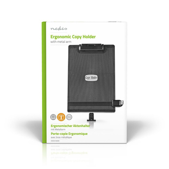 Uchwyt na dokumenty Nedis ERGOCH300BK A4/Uszkodzone opakowanie