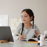 Kamera wewnętrzna Arenti Wi-Fi 3MP+3MP z podwójnym obiektywem i funkcją obrotu