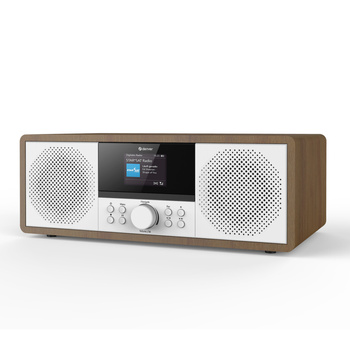 Wieża stereo Denver MIR-270DW z radiem internetowym dark wood