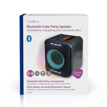 Głośnik Nedis Bluetooth 5h 150W Czarny/Pomarańczowy