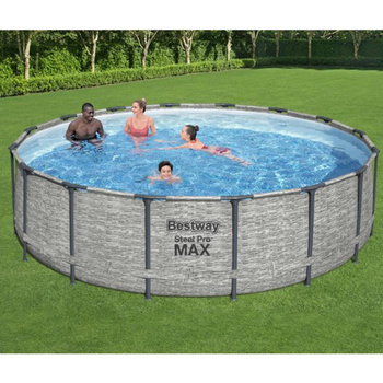 Bestway Basen stelażowy Steel Pro MAX 16' x 48"/4.88m x 1.22m 5619E