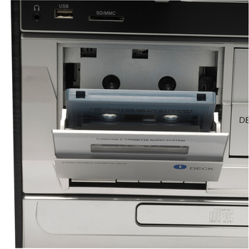 Miniwieża Denver MRD-166 z gramofonem i radio DAB+/FM czarna