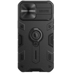 Etui Nillkin CamShield Armor Metal Apple iPhone 13 Pro Max (Without logo cutout) (czarny)