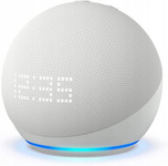Amazon Echo Dot 5 z zegarem Glacier White/Uszkodzone opakowanie