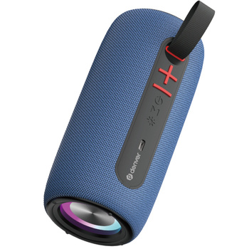 Głośnik BT Denver BTL-360BU niebieski z podświetleniem RGB