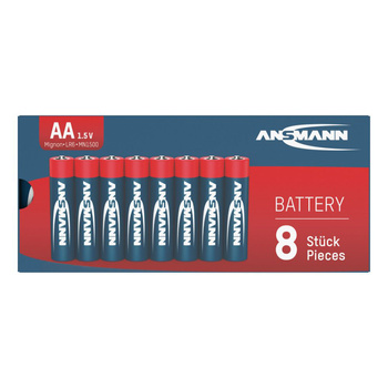 Baterie alkaliczne ANSMANN AA/LR6 1.5V - 8szt.