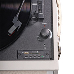 Gramofon retro na nóżkach Denver VPR-250 z radiem FM, BT i USB
