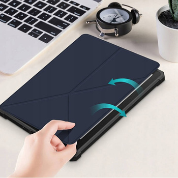 Etui składane origami na czytnik Kindle 10 6" niebieskie