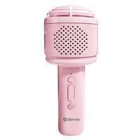 Mikrofon z głośnikiem BT do karaoke Denver KMS-30 różowy