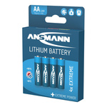 Baterie litowe ANSMANN 4 x AA/FR6 1.5V