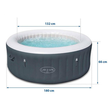 Bestway Jacuzzi Lay-Z-SPA Bali 71" x 26"/1.80cm x 66cm 60009