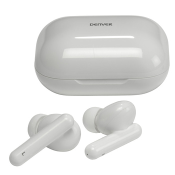 Słuchawki douszne TWS Denver Bluetooth białe