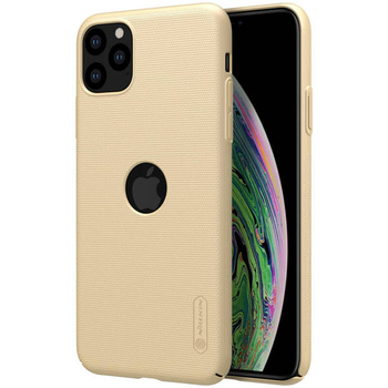 Etui Nillkin Super Frosted Shield Apple iPhone 11 Pro Max (With Logo cutout) (złoty)
