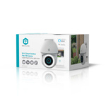 Kamera zewnętrzna Nedis Smartlife Wifi, IP65 czujnik ruchu, night vision, biały