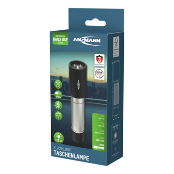 Latarka LED ANSMANN 300B czarna
