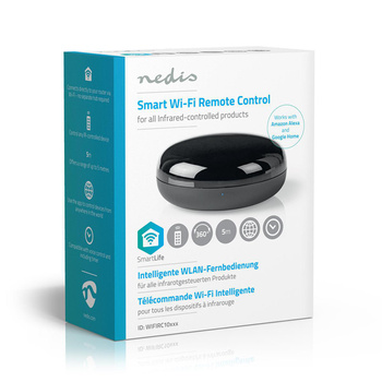 Pilot sterujący Nedis SmartLife WIFIRC10CBK Wi-Fi