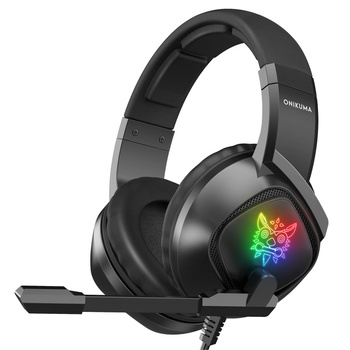 Słuchawki gamingowe Onikuma K19 RGB USB (black)
