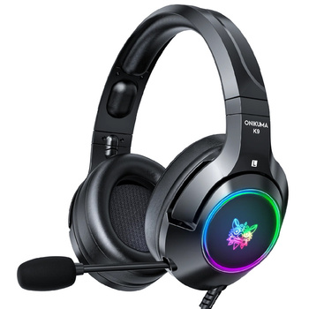 Słuchawki gamingowe Onikuma K9 RGB USB (black)/Uszkodzone opakowanie