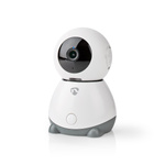 Kamera wewnętrzna Nedis Smartlife Wifi, czujnik ruchu, night vision, szary/biały