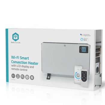 Grzejnik elektryczny Nedis SmartLife HTCO50WTW 2000W Biały