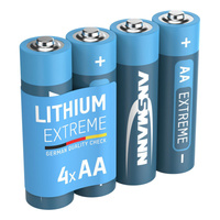 Baterie litowe ANSMANN 4 x AA/FR6 1.5V