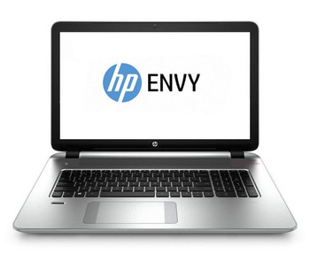 Laptop HP Envy 17-K170 i7-4510U/17.3" FHD/12GB/SSD 1TB/DVD/GeForce GTX 850M 4GB/FP Reader/BLK/Win 8.1 Silver