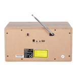 Drewniane centrum muzyczne retro Denver MDA-525DW z radiem light wood