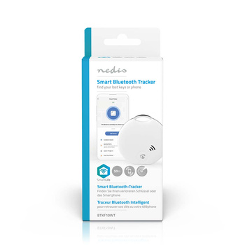 Lokalizator Bluetooth Nedis BTKF10WT biały