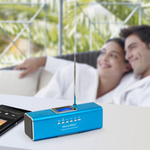 Głośnik bezprzewodowy Technaxx Bluetooth USB, Aux, audio, karta pamięci 32GB (niebieski)