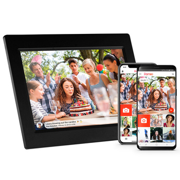 Ramka na zdjęcia Denver z FRAMEO 10.1" 8GB czarna/Uszkodzone opakowanie