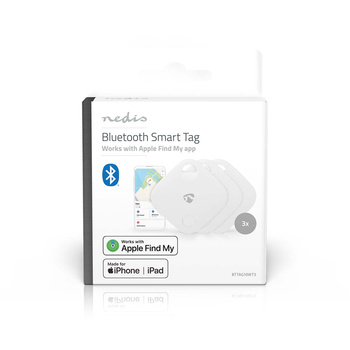 Lokalizator Bluetooth Nedis BTTAG10WT3 biały