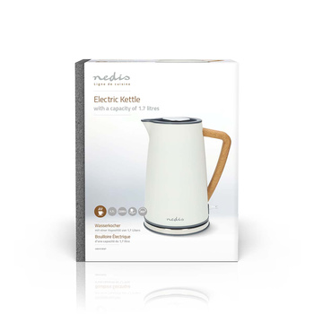 Czajnik elektryczny Nedis KAWK510EWT 1.7L Biały