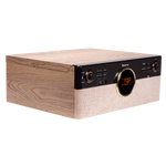 Miniwieża Denver MRD-180 z gramofonem i radio DAB+/FM drewniana
