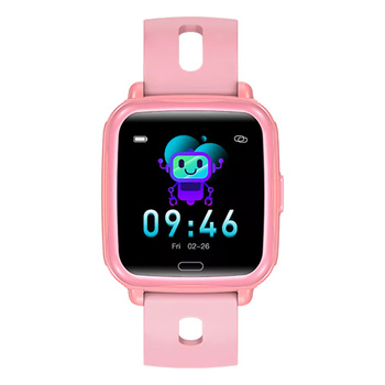 Dziecięcy smartwatch BT Denver z pomiarem tętna i krwi różowy