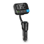 Transmiter FM samochodowy Nedis CATR1024BK Bluetooth 2" elastyczny Czarny