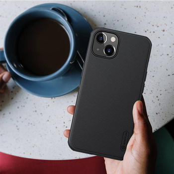 Etui Nillkin Super Frosted Shield Pro Apple iPhone 13 (Without Logo Cutout) (czarny)