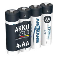 Akumulatory NiMH ANSMANN AA/HR6 2700mAh 1.2V - 4szt.