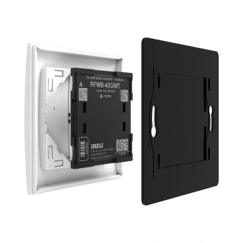 Włącznik ścienny iNELS MATTER 4 przyciski, bateryjny, biały