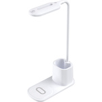 Lampka na biurko ładowarką indukcyjną 15W Rebeltec W601 biała