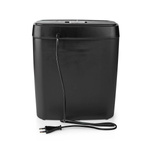 Niszczarka do papieru Nedis 10l DIN P-2 190W Czarna