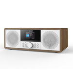 Wieża stereo Denver MIR-270DW z radiem internetowym dark wood