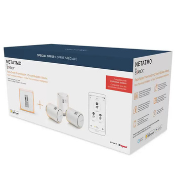 Zestaw: termostat + 3 zawory Netatmo NBU-NTH-NAV