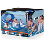 Bestway Materac dmuchany wyspa Hydro-Force Tropical Breeze 12'9" x 9'/3.89m x 2.74m 43105