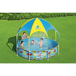Bestway Basen stelażowy dla dzieci z zadaszeniem Steel Pro UV Careful 8' x 20"/2.44m x 51cm 56432